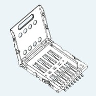 ICC-M02 Micro SIM hinged lid