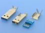 829 USB 3.0 Types A+B Plugs