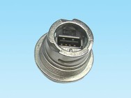 3353K - Metal USB/A Coupling (IP68)