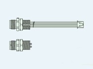 4001B (C/W) - M12 Male with Cable (IP68)