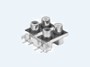 SCP681(4P) THT 90° 2x2-fold Solder pins