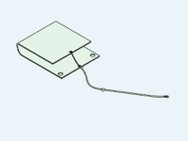 6660 - 2.4 GHz PIFA U-Form