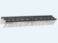 323 Streifen mit Wire-Wrap Kontakten