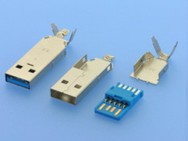 829 USB 3.0 Typen A+B Stecker
