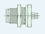 4002B - M12 Buchse Frontmontage (IP68)